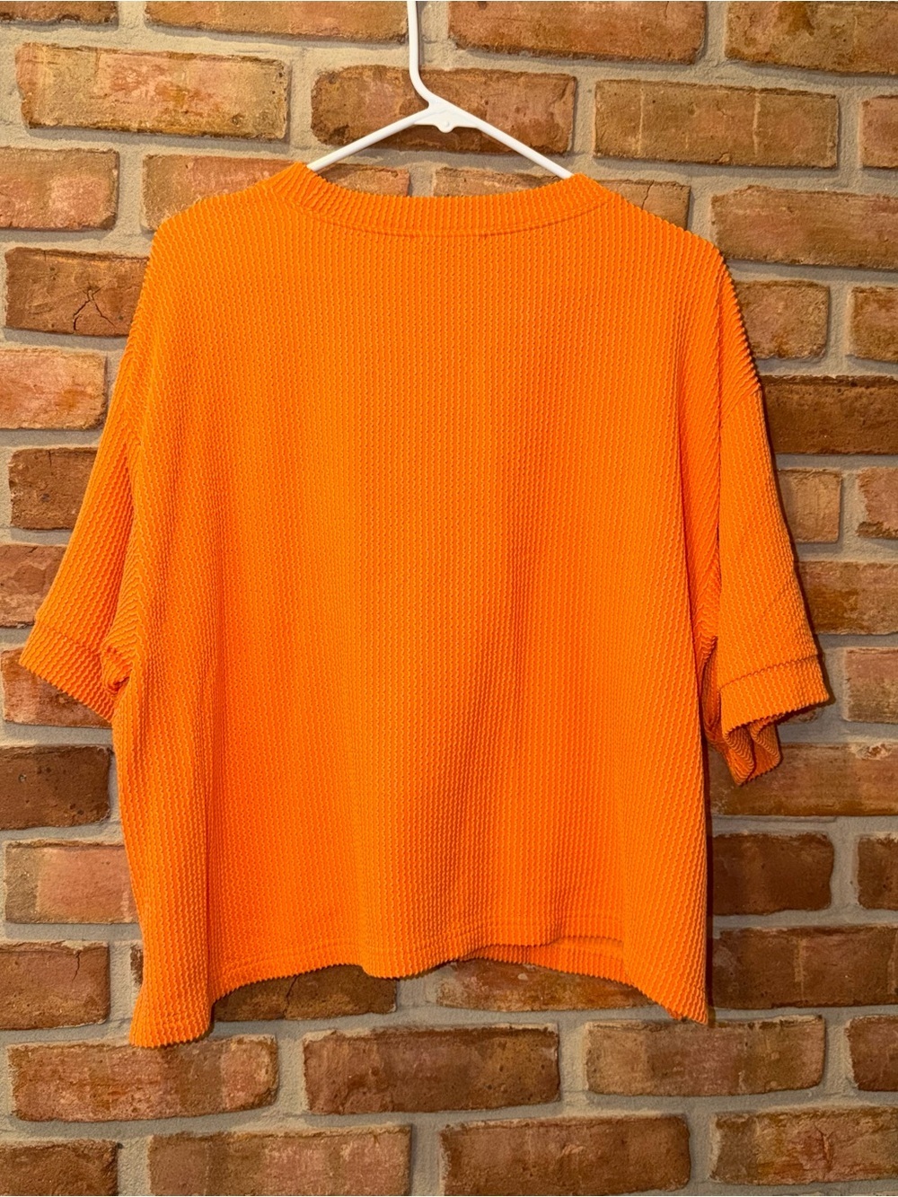 Sewn & Seen Orange Top | Women’s Size Large - Picture 5 of 5